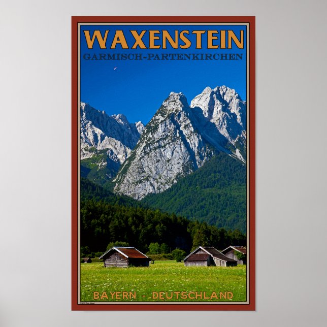 Garmisch - Waxenstein Poster (Vorne)