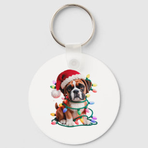 Garn Boxer Hund Nähen Stricken Häkeln Weihnachten Schlüsselanhänger