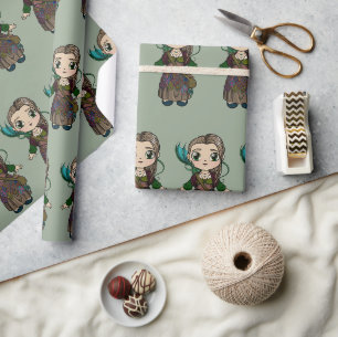 Garn Geschenkpapier