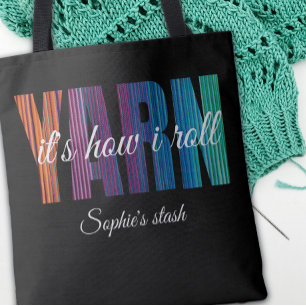 Garn, so rolle ich - individuelles Stricken Tasche
