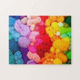 Garn-Versteck-Puzzlespiel