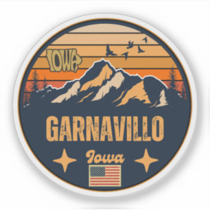 Garnavillo, Iowa Ia, Vereinigte Staaten Aufkleber