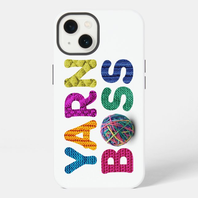 Garnboss iPhone Hülle (Rückseite)