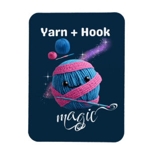 Garne + Haken = Magie Magnet