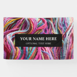 Garne Knitrieren Handspun Textur Pink Fotografie I Banner