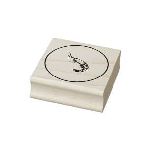 Garnelen, Nautik, Meer, Ozeane, Briefmarke von See Gummistempel