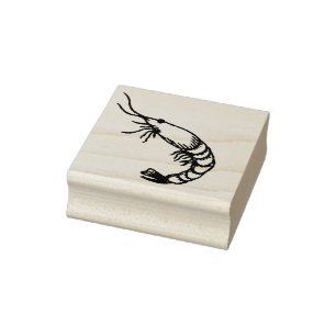Garnelen, Nautik, Meer, Ozeane, Meere Gummistempel