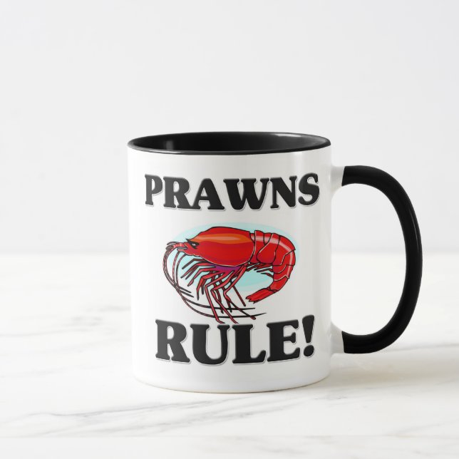 GARNELEN Regel! Tasse (Rechts)