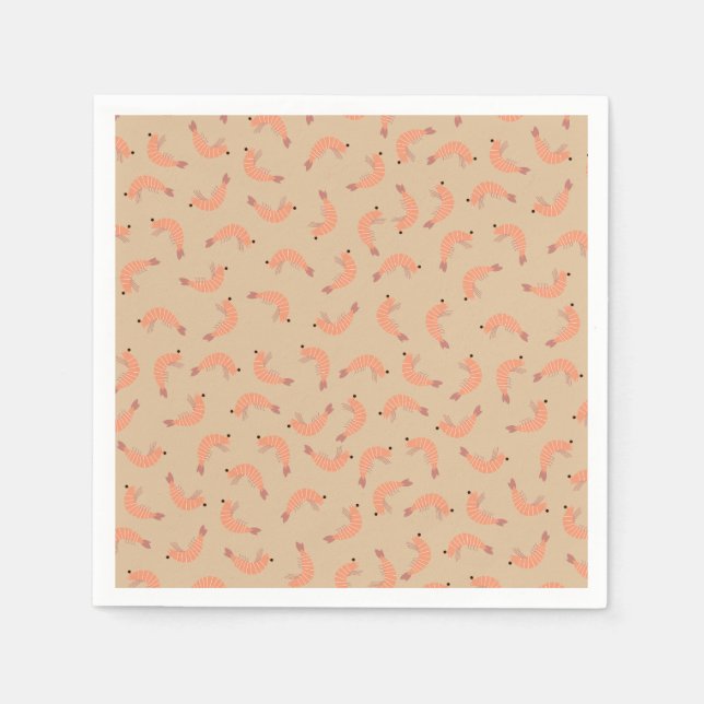 Garnelendusche Serviette (Vorderseite)