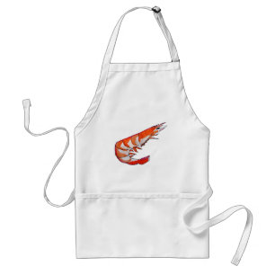 Garnelengarnelemeeresfrüchte Kitsch GRILLEN Schürze