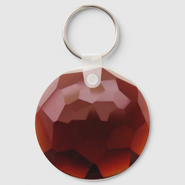 Garnet 01, Januar, Birthstone Schlüsselanhänger (Vorderseite)