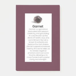 Garnet Crystal Meaning Juwelry Signature Post-It-N Post-it Klebezettel