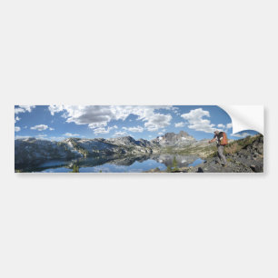 Garnet Lake and Banner Peak - John Muir Trail Autoaufkleber