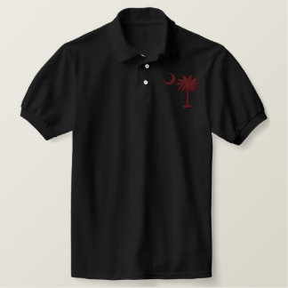 Garnet Palmetto Moon besticktes Shirt