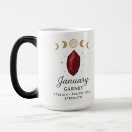 Garnet - Schutz und Leidenschaft im Januar Verwandlungstasse