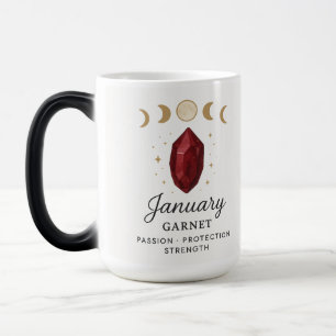 Garnet - Schutz und Leidenschaft im Januar Verwandlungstasse