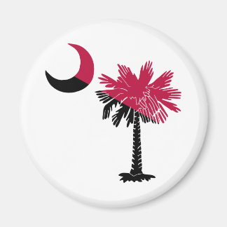Garnet und Black Palmetto Magnet