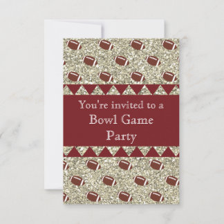 Garnet und Gold/Party Einladung