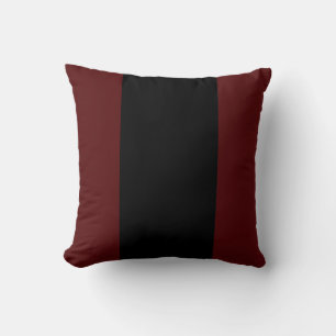 Garnet und Schwarz-II-Wurfkissen Kissen