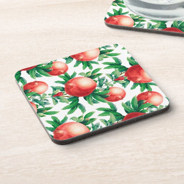 Garnetmuster Getränkeuntersetzer (Linke Seite)