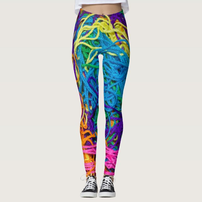 Garngewebe Leggings (Vorderseite)