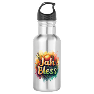 Garrafa de Água Jah Bless - Reggae Vibes Edelstahlflasche