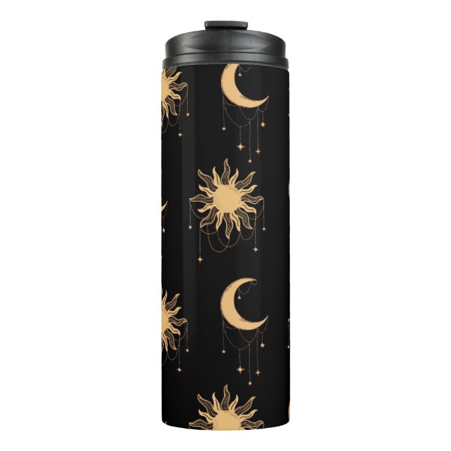 Garrafinha garrafa estampa boho  thermosbecher (Vorderseite)