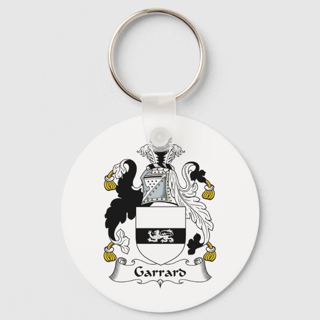 Garrard Familienwappen Schlüsselanhänger (Vorderseite)