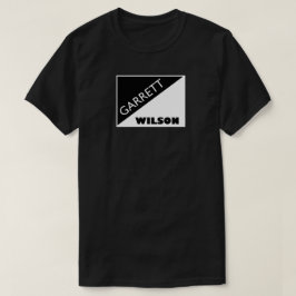 Garrett Wilson Schwarz und Weiß T-Shirt