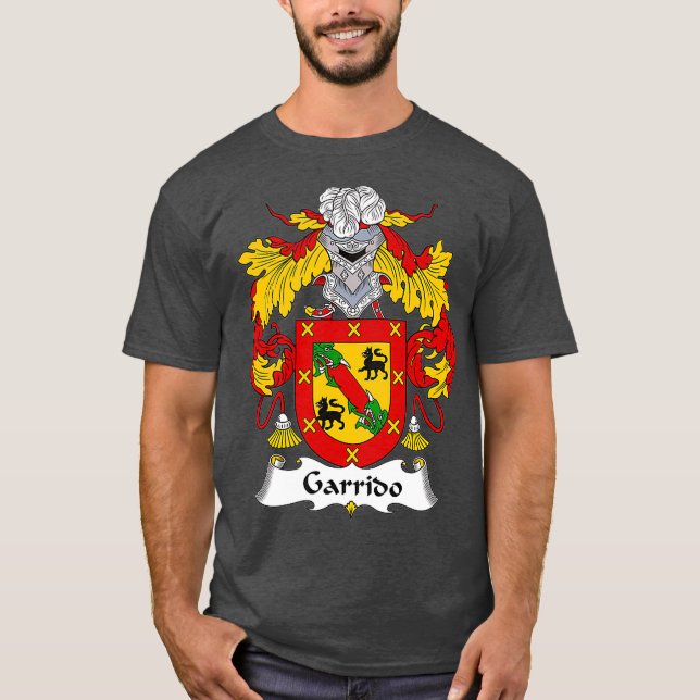Garrido-Familienwappen T-Shirt (Vorderseite)