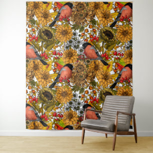 Garten 1 wandteppich