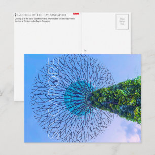 Gärten an der Bucht, Singapur Reise-Postkarte Postkarte