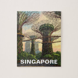 Garten an der Bucht von Singapur