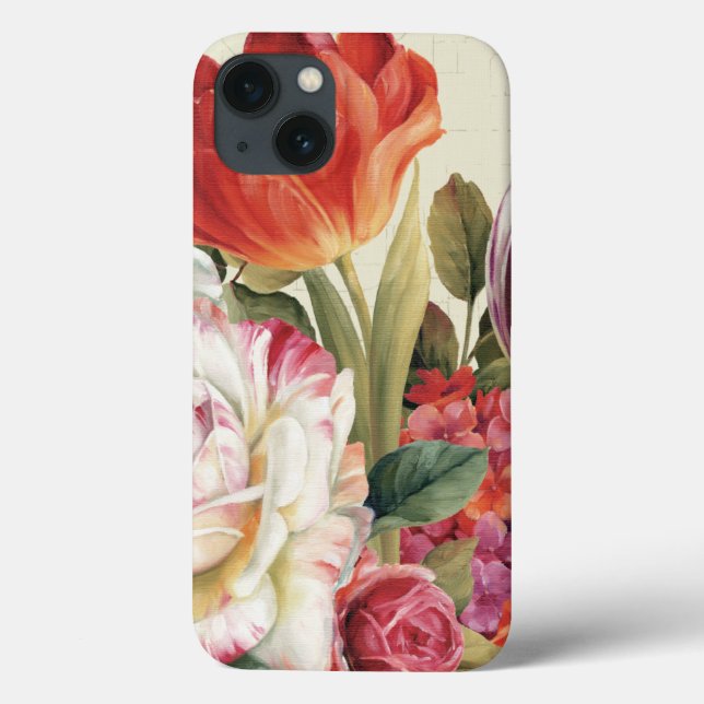 Garten-Ansicht warf Blumen Case-Mate iPhone Hülle (Rückseite)