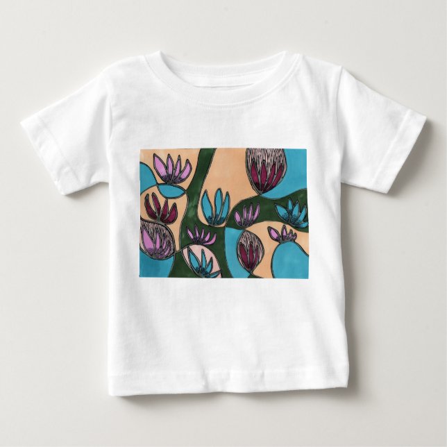 Garten Baby T-shirt (Vorderseite)