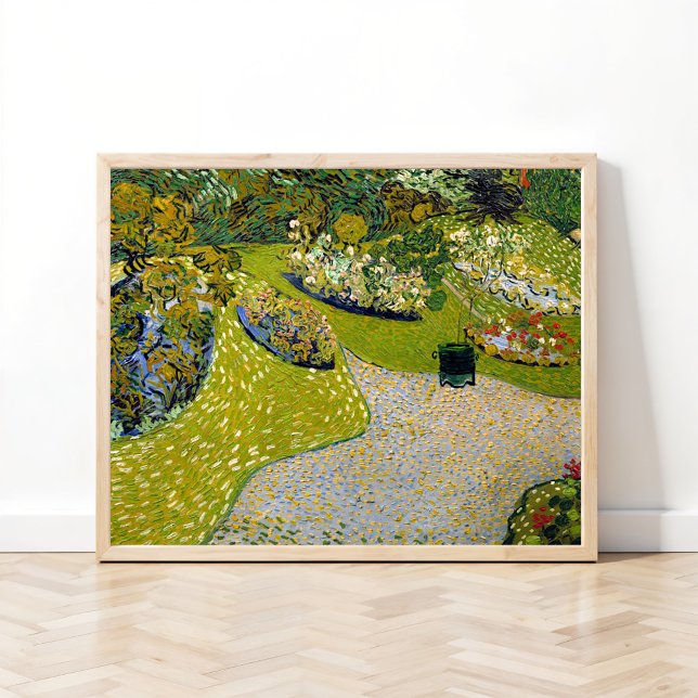 Garten bei Auvers, Vincent van Gogh Poster (Von Creator hochgeladen)
