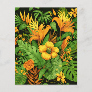 Garten Blumen Blüten Pflanze Grün Natur Flyer