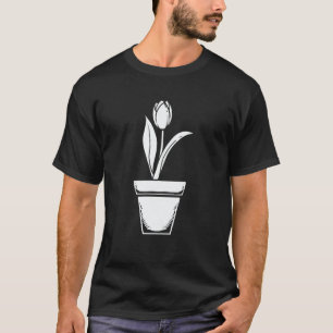Garten Blumen Gärtner Tulpen Gartenarbeit T-Shirt