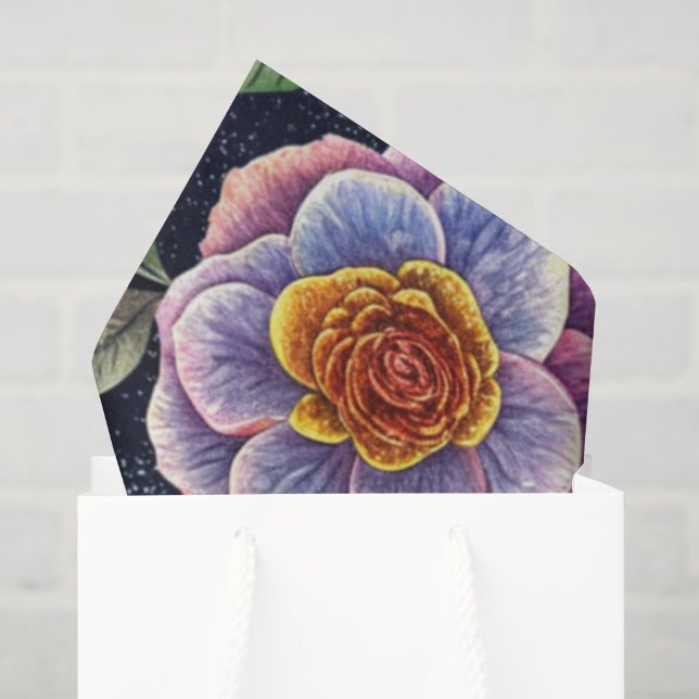 Garten Blumen  Seidenpapier (Geschenktüte)