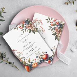 Garten bunter Sommer Einladung