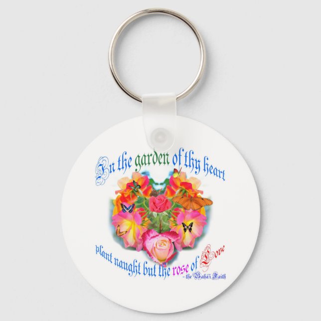 Garten deiner Herzkette Schlüsselanhänger (Vorderseite)