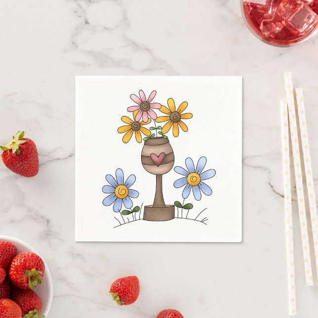 Garten der Blume Papier Napkins Serviette (Von Creator hochgeladen)