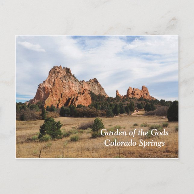 Garten der Götter, Kolorado-Quellen Postkarte (Vorderseite)