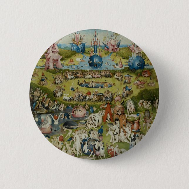 Garten der Irdischen Freuden, 1490-1500 Button (Vorderseite)