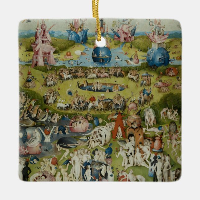 Garten der irdischen Freuden, 1490-1500 Keramikornament (Vorderseite)
