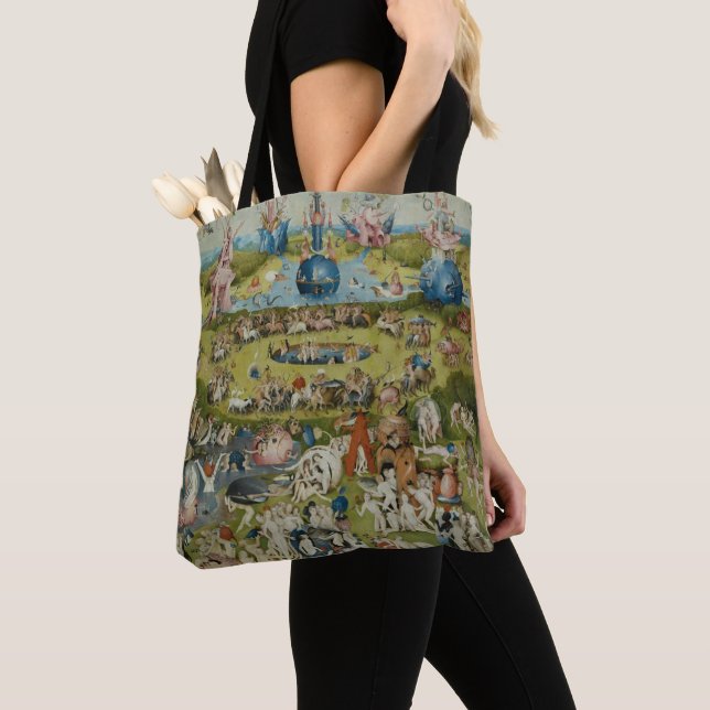 Garten der irdischen Freuden, 1490-1500 Tasche (Von Nahem)