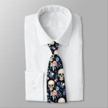 Garten der Knochen Business Neck Tie Skulls und Ro