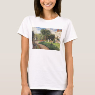 Garten der Les Mathurins in Pontoise von Pissarro T-Shirt