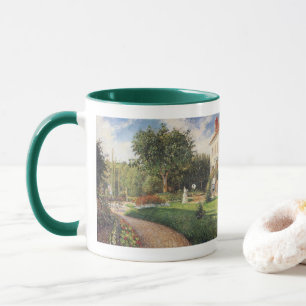 Garten der Les Mathurins in Pontoise von Pissarro Tasse