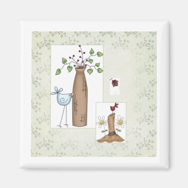 Garten der Liebe Magnet (Vorne)